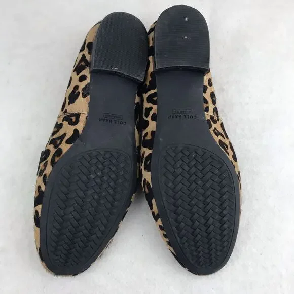 COLE HAAN Go To Grand 360 Women's Leopard Print Leather Slip-On Loafers Size 8B - Picture 12 of 13